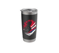 Firefighter Silhouette Stainless Steel Insulated Tumbler