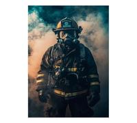 Firefighter Smoke Gear 1000pcs Mini Puzzle For Adults Challenging