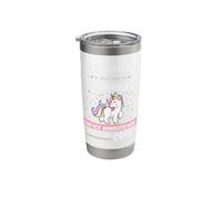 Firefighter Unicorn Saying Job Gift Idea Stainless Steel Insulated Tumbler