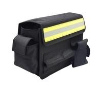 Firefighter Waist Bag with Reflective Strips - Heavy Duty Tool Storage Fanny Pack for Emergency Gear, 11.42x4.72x7.87 Inch