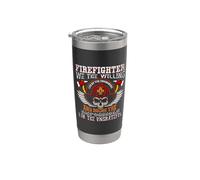 Firefighter We The Willing Funny Fireman Firefighters Lovers Stainless Steel Insulated Tumbler