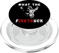 Firefighter What The Fire Truck Firefighting Proud Fireman PopSockets PopGrip for MagSafe