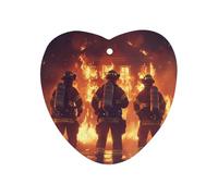 Firefighters And Fires Car Air Freshener Aromatherapy Tablets Hanging Scented Cards for Rooms Bathrooms Wardrobe Love form