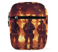 Firefighters And Fires Small Crossbody Bag for Men Women Side Shoulder Satchel Purse Mini Messenger Bags