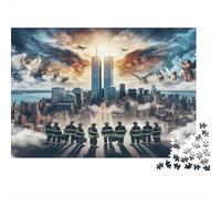 Firefighters Standing 1000 Pc Premium Jigsaw Puzzle for Adults Decompression Educational Game Wall Decoration And Gifts 52x38cm/1000pcs