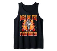 Firefighting Fireman Dibs On The Firefighter Tank Top
