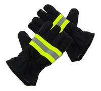 Firefighting Protective Gloves Heat Insulation Cotton Reflective Strip | Heat Transfer Prevention, Tpp Value ≥28cal/cm², Suitable for Firefighters, Industrial Workers, Rescue Tools and Extinguishers