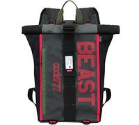 FIREFIRST Evangelion Roll Top Backpack School Casual Daypack | Official EVA Collab; Spacious Cosplay Bag; Rainy Day Commute Comic Con，School Outdoor