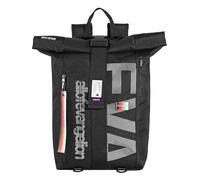 FIREFIRST x RADIO EVA - Evangelion New Collaboration Series Roll Backpack 17'' Large Capacity Casual Backpack (Black A, 11 x 18.5 x 6.69 inch)