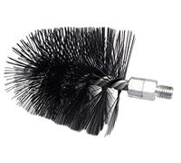 FIREFIX 2036/4 Steel Wire Stove Pipe Brush with M12 Male Thread 125mm Diameter