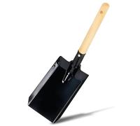 Firefix 2081 Coal Shovel 110 x 180 mm Length with Handle 380 mm Varnished Black Wood Handle