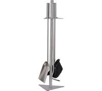 FIREFIX 4-Piece Stainless Steel Fireplace Tool Set With Triangle Stand Durable