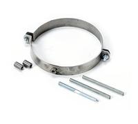 Firefix R150/SCH Pipe Clamp Set for Smoke Pipes (Stove Pipes) Unpainted