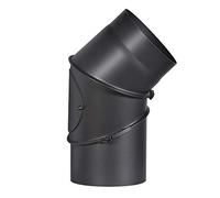 FIREFIX R180/B Stove Pipe Bend Black
