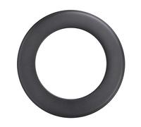 FIREFIX R180/R Stove Pipe Rosette for 2mm Thick Stove Pipes/Flue Pipes in 180mm Diameter for Stoves and Fire Pits Senotherm Black Rigid