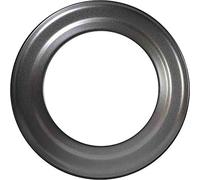 FIREFIX RD150/R Stove Pipe Rosette for 2mm Stove Pipes/Flue Pipes 150mm Diameter for Stoves and Fireplaces Senotherm Dark Grey Rigid Black