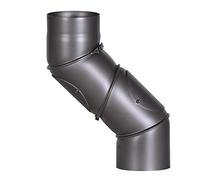 FIREFIX RD150/UB Universal Stove Pipe Bend Black