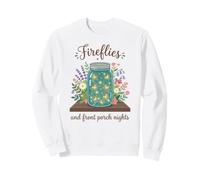 Fireflies and Front Porch Nights Cute Southern Summer Sweatshirt