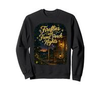 Fireflies and Front Porch Nights Summer Rustic Living Cozy Sweatshirt