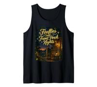 Fireflies and Front Porch Nights Summer Rustic Living Cozy Tank Top