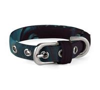 Fireflies and Lantern Dog Collar Adjustable Soft and Comfortable Puppy Collars with Metal Buckle Pet Collar for Small Medium Pet