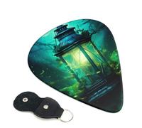 Fireflies And Lantern Guitar Plectrums, 6 Guitar Plectrums, Double Sided Printing, For Acoustic Guitar, Bass, Ukulele, Electric Guitar (0.46 Mm 0.71 Mm 0.96 Mm)