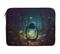 Fireflies And Lantern Laptop Sleeve Case, Shockproof Protective Case, 10-17 Inch Computer Sleeve, Water Resistant Laptop Briefcase for Men Women Compatible with MacBook Air/Notebook/Tablet