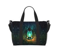 Fireflies and Lantern Print Italy Flag Print Versatile Handbag for Travel,Hand-Held Crossbody Travel Bag for Your Every Need