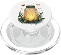 Fireflies In A Jar Nature Lover Glowing Insects Summer Night PopSockets PopGrip for MagSafe