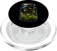 Fireflies In Jar Cute Lightning Insects Night Glowing Nature PopSockets PopGrip for MagSafe