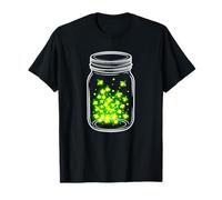 Fireflies in Jar Lightning Bugs Insects Summernight Campfire T-Shirt