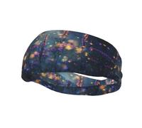 Fireflies in the Garden Sweat Band Headband for Men Women - Athletic Stretchable Breathable for Running Gym Tennis Yoga & All Sports