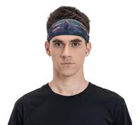 Fireflies in The Garden Unisex Sports Sweatband Headband, Breathable and Moisture, Suitable Running Cycling Yoga Waiting for Sports.