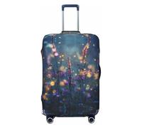 Fireflies in The Garden Washable Luggage Cover - Fashionable Luggage Protection Cover, Suitable for Boxes Between 18-32 inchesS