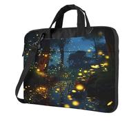 Fireflies Laptop Bag 13-15.6Inch, 360° Protective Laptop Sleeve Case Shockproof Messenger Shoulder Bag Waterproof Computer Case Carrying Cover Briefcases for Men Women
