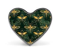 Fireflies Night Button Pin Round Metal Badge Aesthetic Lapel Pin for Clothes Hats Backpacks Magical Glow Gift