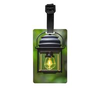 Firefly and Lantern Print Luggage Tag for Suitcases Identification Travel Bag Tags Easy-to-Identify Labels Set