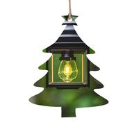 Firefly And Lantern Print Wooden Christmas Ornaments Hanging Xmas Tree Home Party Fireplace Decorations