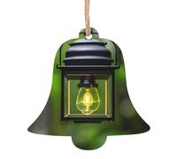 Firefly And Lantern Print Wooden Christmas Ornaments Hanging Xmas Tree Home Party Fireplace Decorations