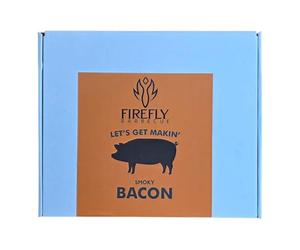 Firefly Bacon Curing Kit - Hickory Smoked - Complete DIY Kit to Make Your Own Bacon at Home - Rich Smoky Flavour, Gift for Food Lovers