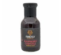 FireFly Barbecue Raspberry Chipotle BBQ Sauce - Smoky, Fruity Barbecue Sauce with Real Raspberries & Mild Chipotle Heat - Vegan - Perfect for Glazing, Dipping & Grilling (250ml)
