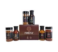 Firefly BBQ 6 Pack - Gourmet BBQ Rub & Seasoning Gift Set - Authentic Spice Blends for Grilling, Smoking & Roasting - a Gift for barbecue Lovers, Home Cooks & Food Enthusiasts (Spicy)