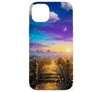 Firefly Bridge Magical Sunset Enchanted Fairy Core Path Case for iPhone 14 Plus