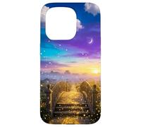 Firefly Bridge Magical Sunset Enchanted Fairy Core Path Case for iPhone 15 Pro