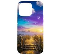 Firefly Bridge Magical Sunset Enchanted Fairy Core Path Case for iPhone 15 Pro Max