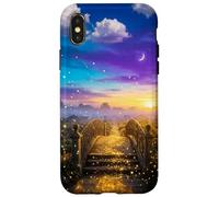 Firefly Bridge Magical Sunset Enchanted Fairy Core Path Case for iPhone X/XS