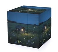 Firefly Cabin Magic Cube,The Original 3x3 Cube,Speed Cube Problem-Solving Brain Teaser,Easy Turning Sensory Puzzle Toy,Sensory Stress Relief Form Fidget Toys