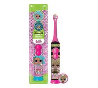 Firefly Clean N' Protect, L.O.L. Surprise! Toothbrush with hygienic Character Cover, Soft Bristles, Battery Included, Ages 3+, 1 Count