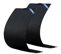 FIREFLY ENERGY 400W Flexible Solar Panel (2 Pack 200Watts) Monocrystalline Solarpanel Photovoltaic Panel Solar Modules for RV Campers,Off-Grid, Caravans, Boats, Roofs