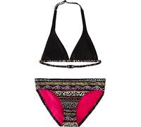 Firefly Girl's Riki Bikini, Black/Aop, 14 Years EU